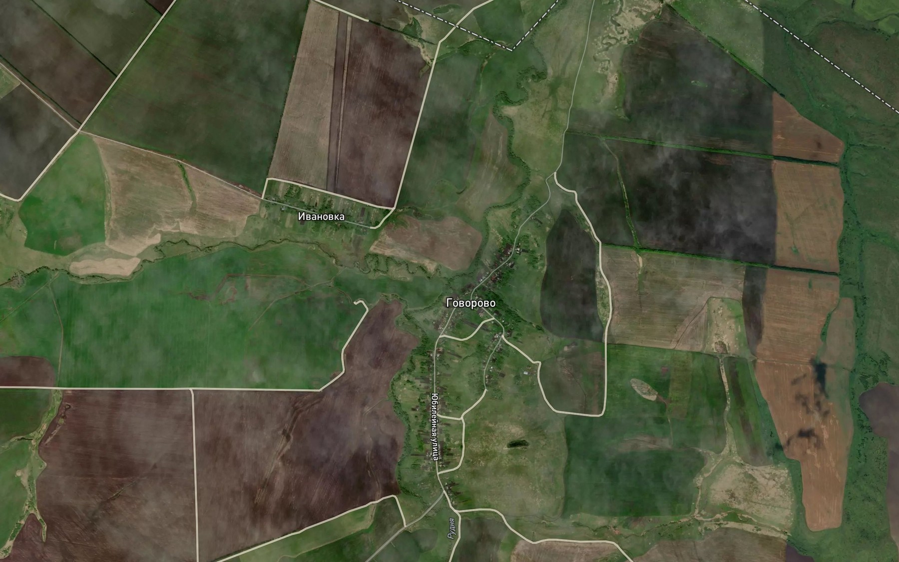 Satellite map of the Ruchey Irset'