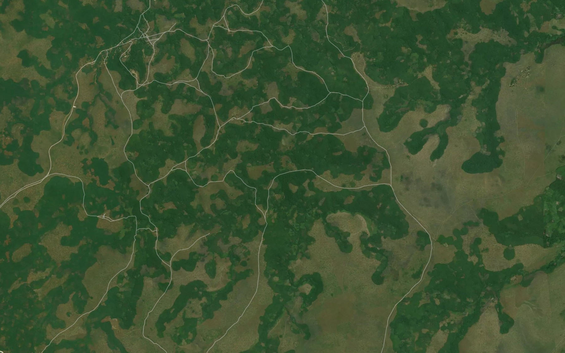Satellite map of the Nganambou