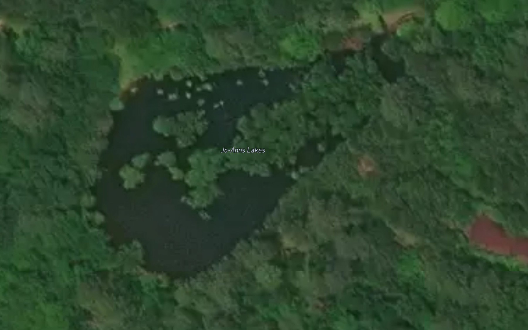 Satellite map of the Jo-Anns Lakes