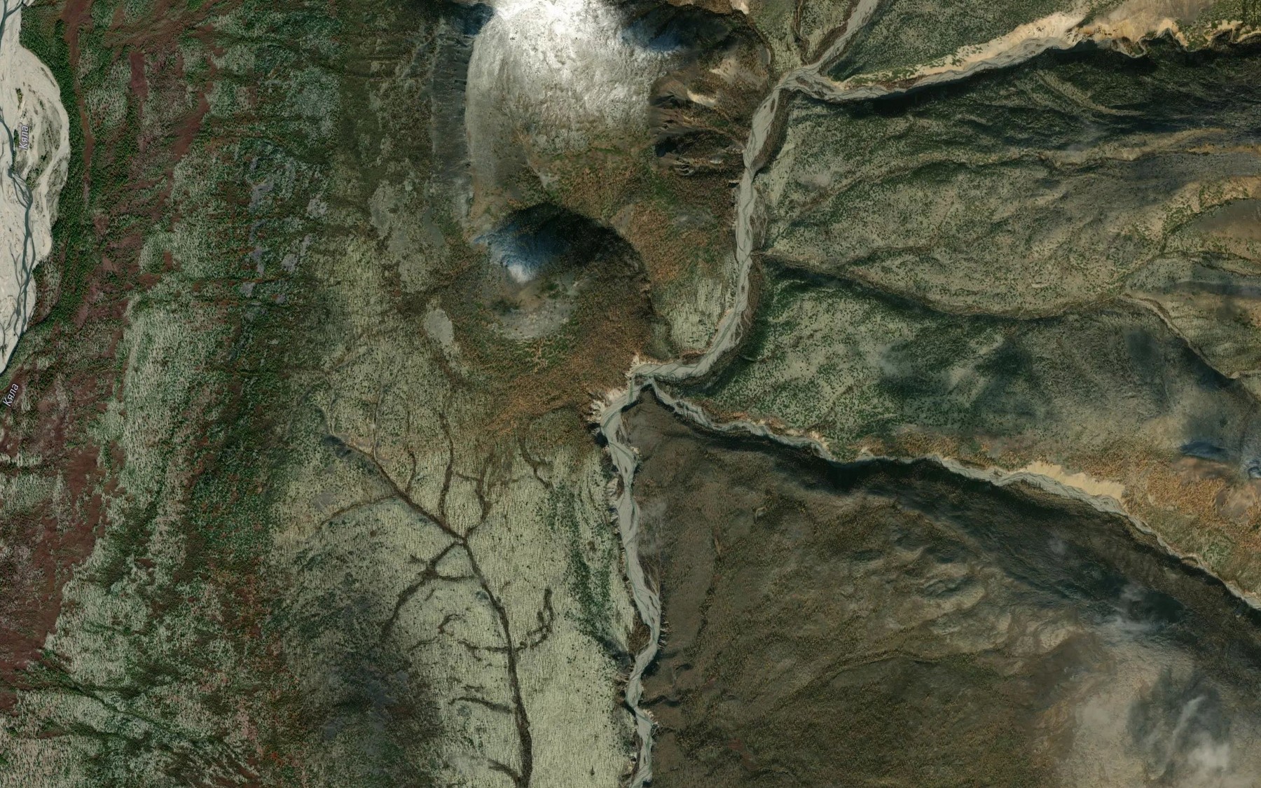 Satellite map of the Krasivyy
