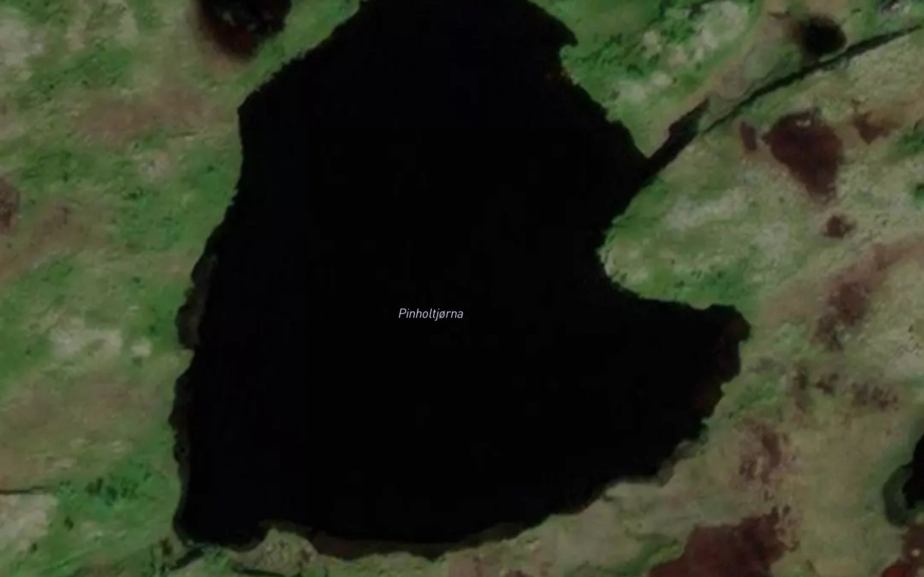 Satellite map of the Pinholtjorna