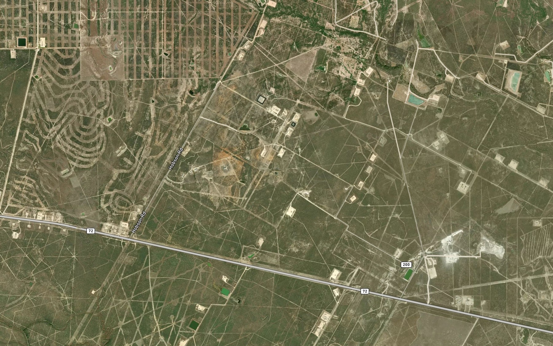 Satellite map of the Grace Graham Lake