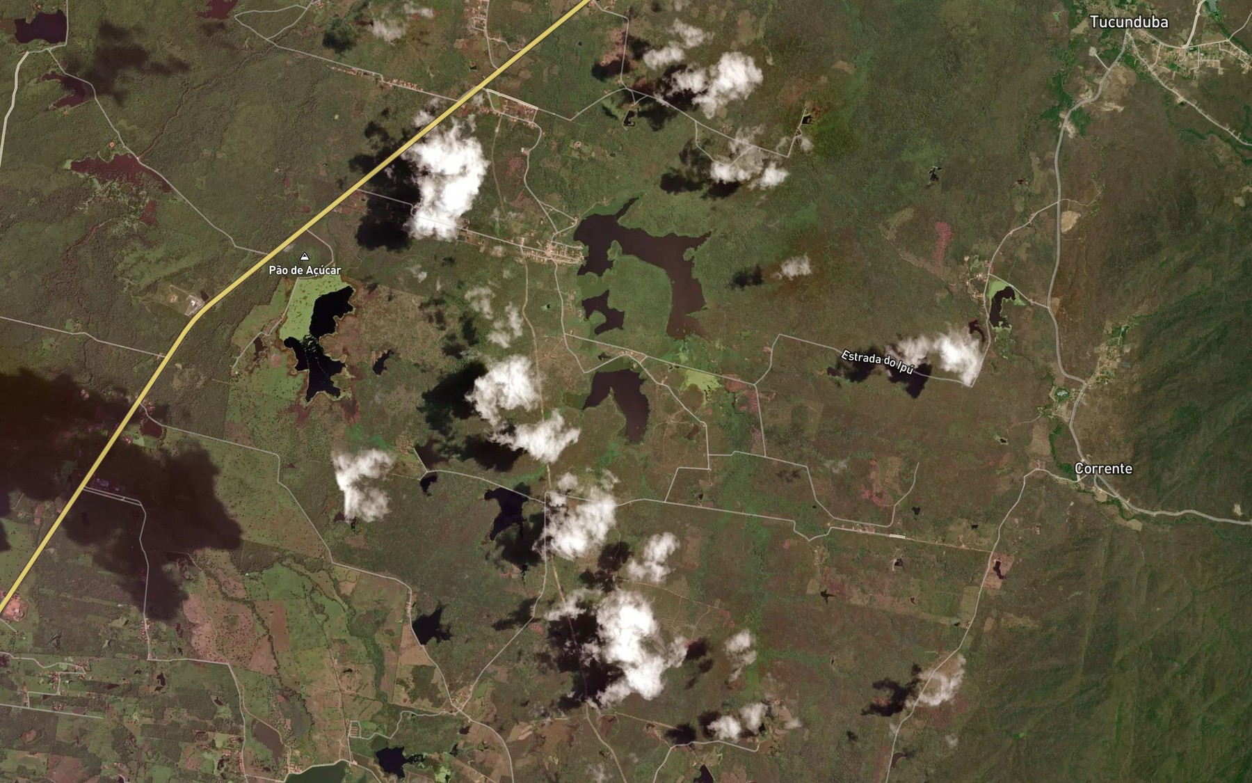 Satellite map of the Acude Leocadio