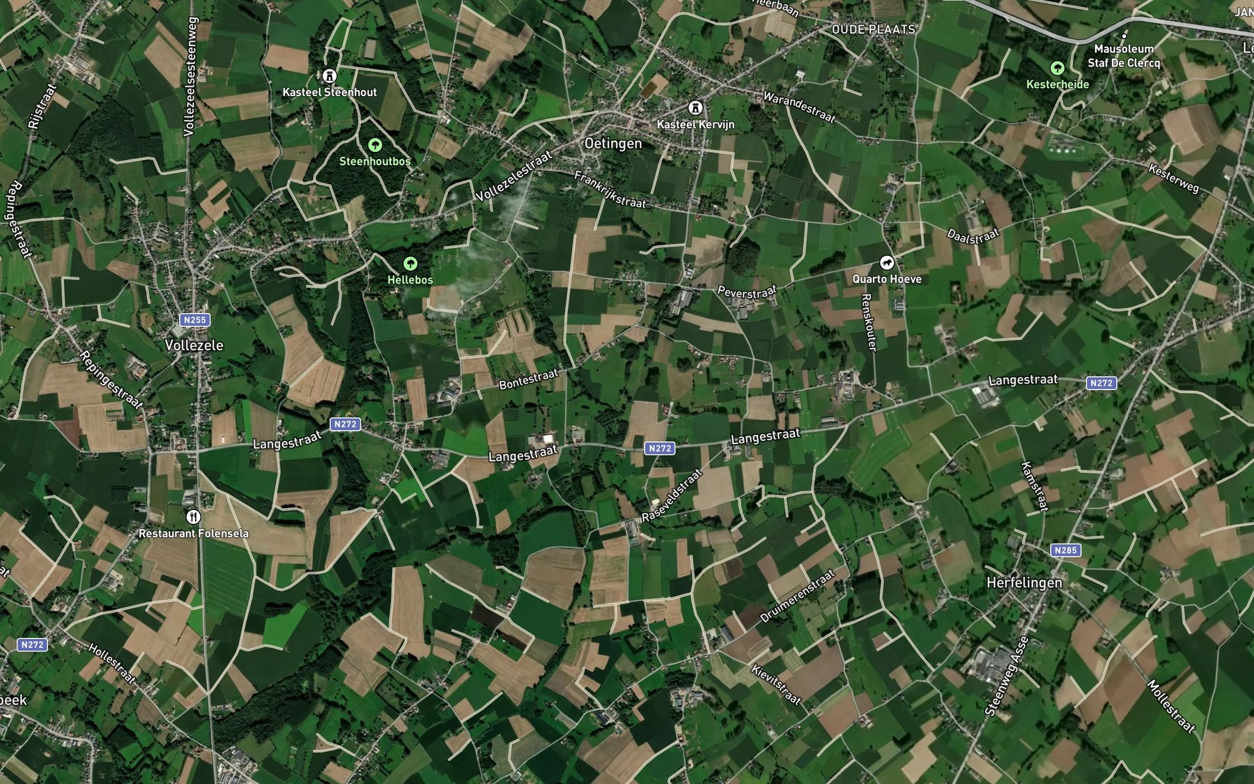 Satellite map of the Hollandsebeek