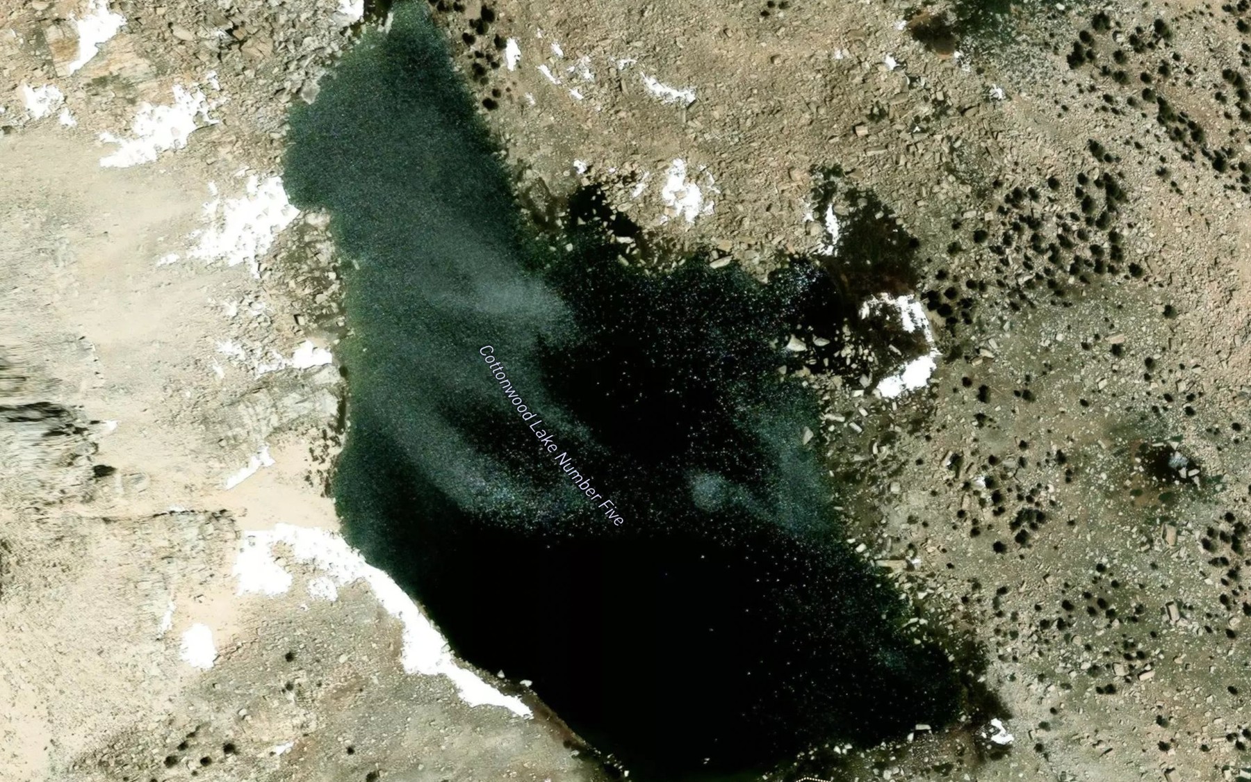 Satellite map of the Cottonwood Lake Number Five