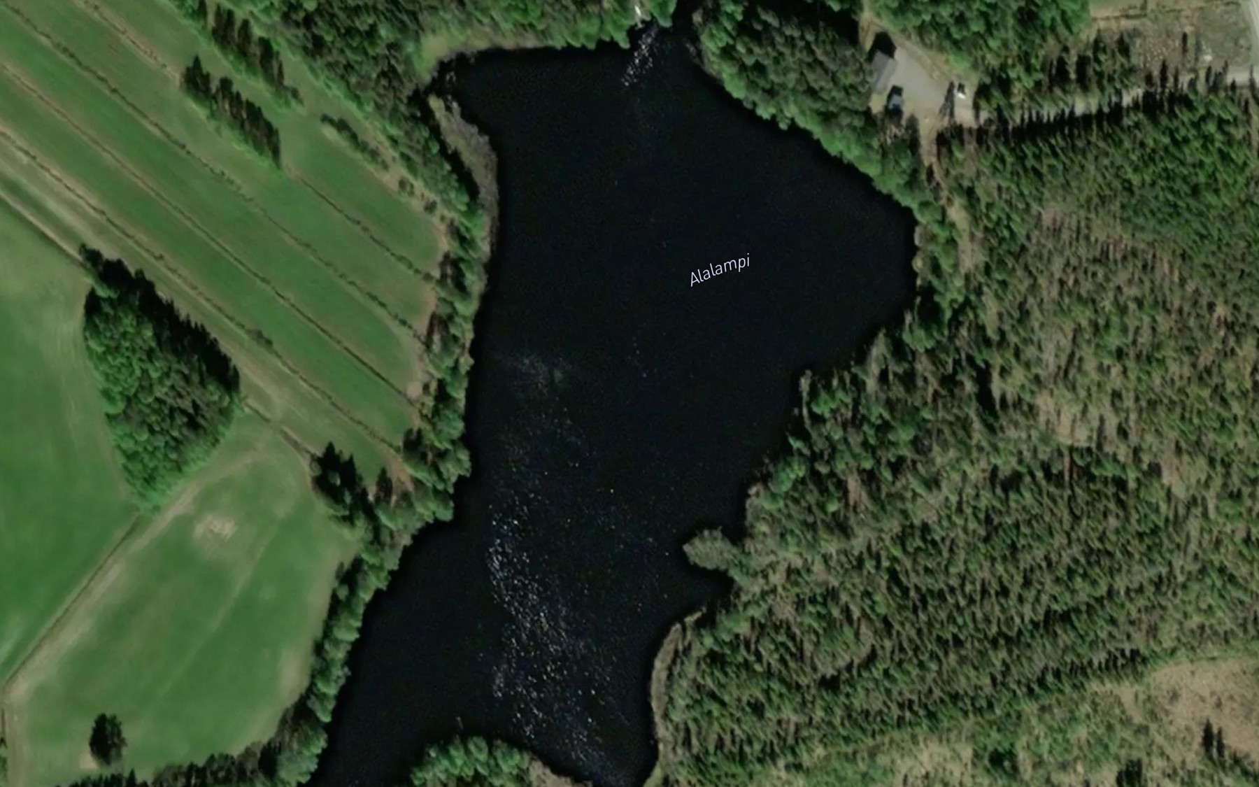 Satellite map of the Alalampi