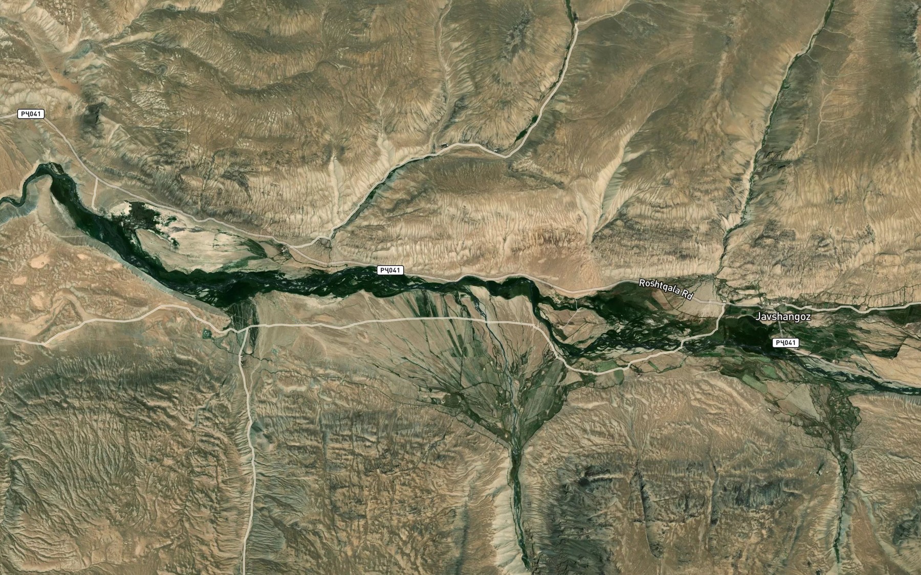 Satellite map of the Rejigh