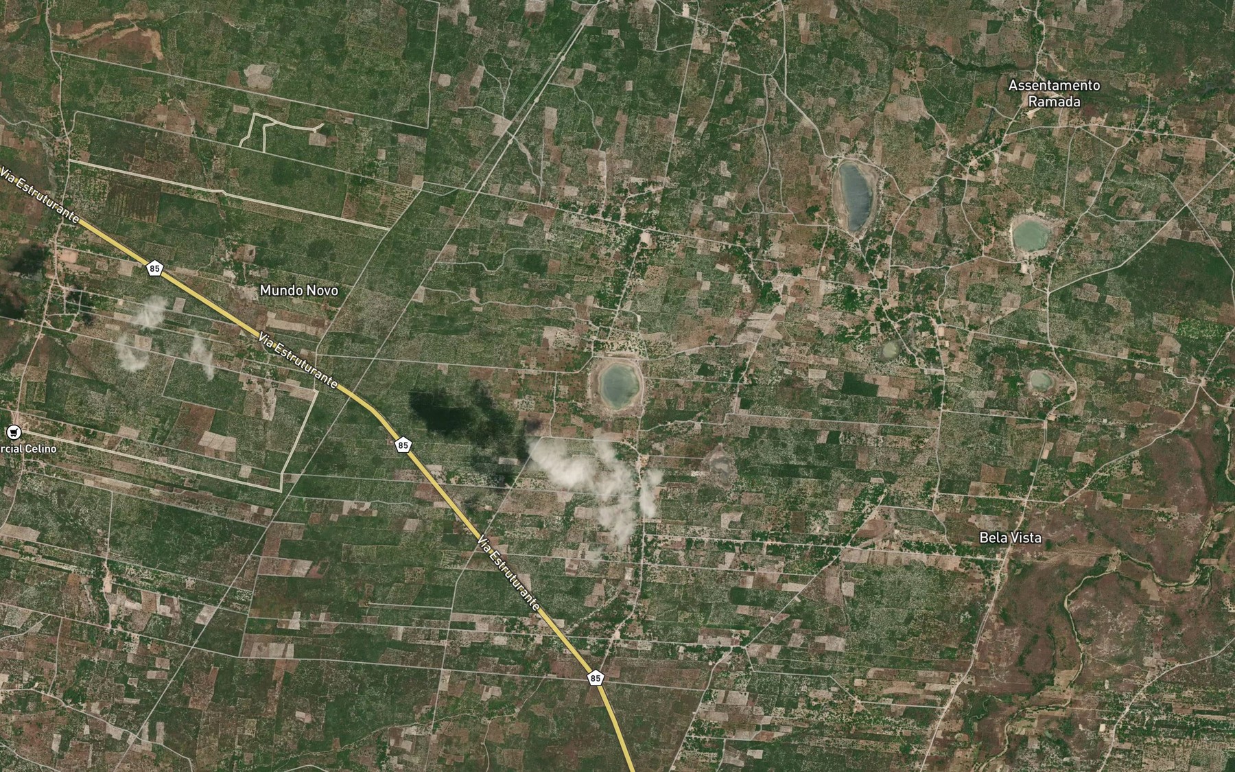 Satellite map of the Lagoa do Cedro