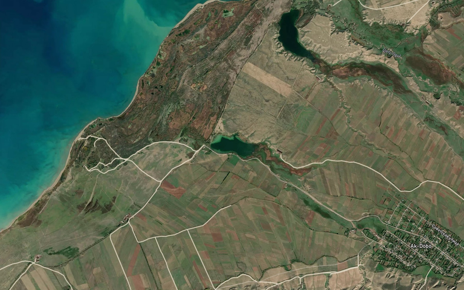 Satellite map of the Ozero Kokuy-Kel'
