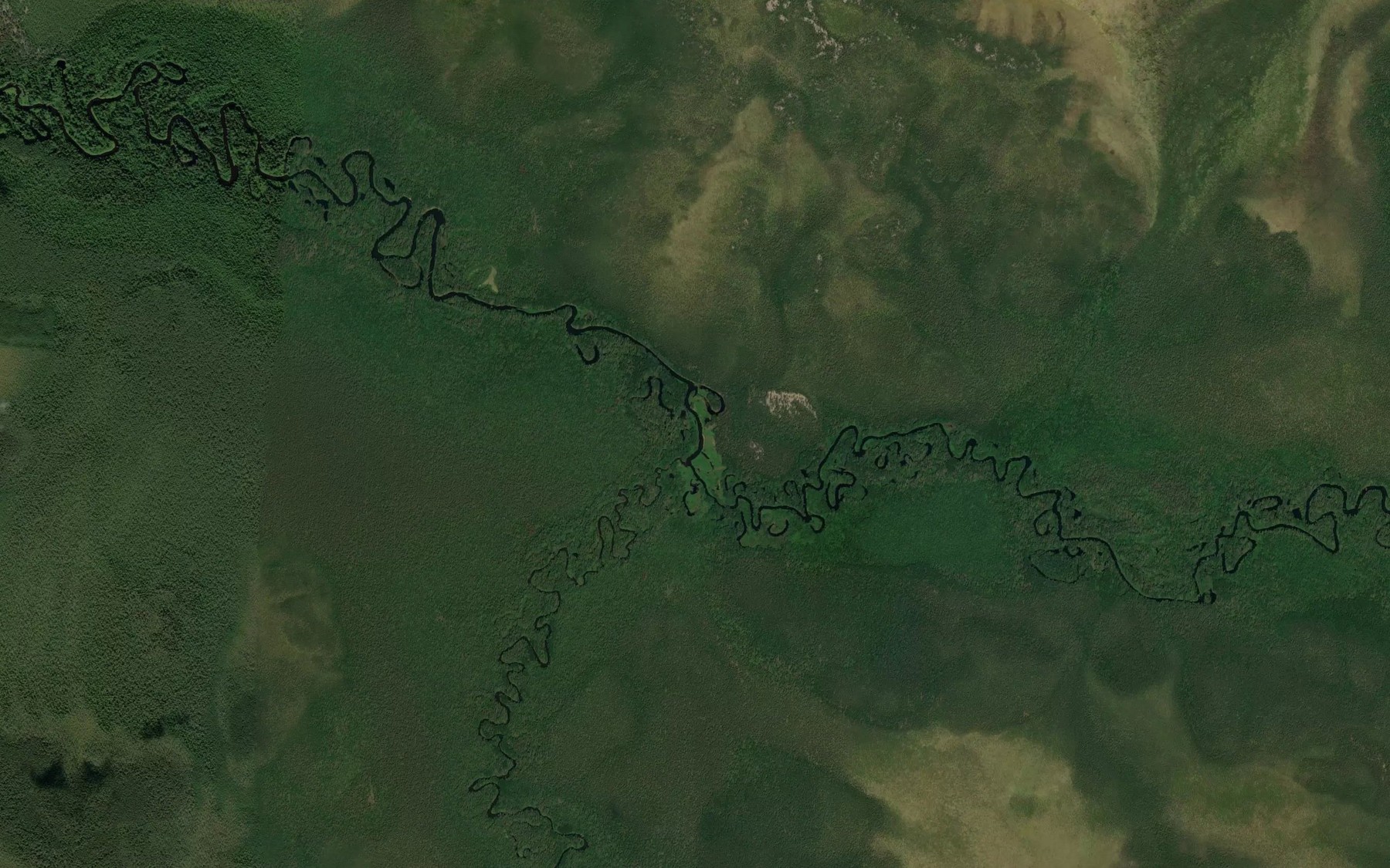 Satellite map of the Okos