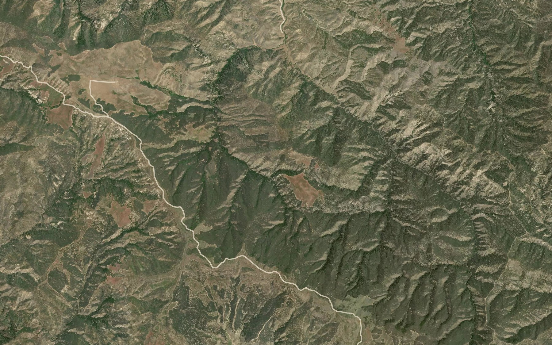 Satellite map of the Round Potrero Spring