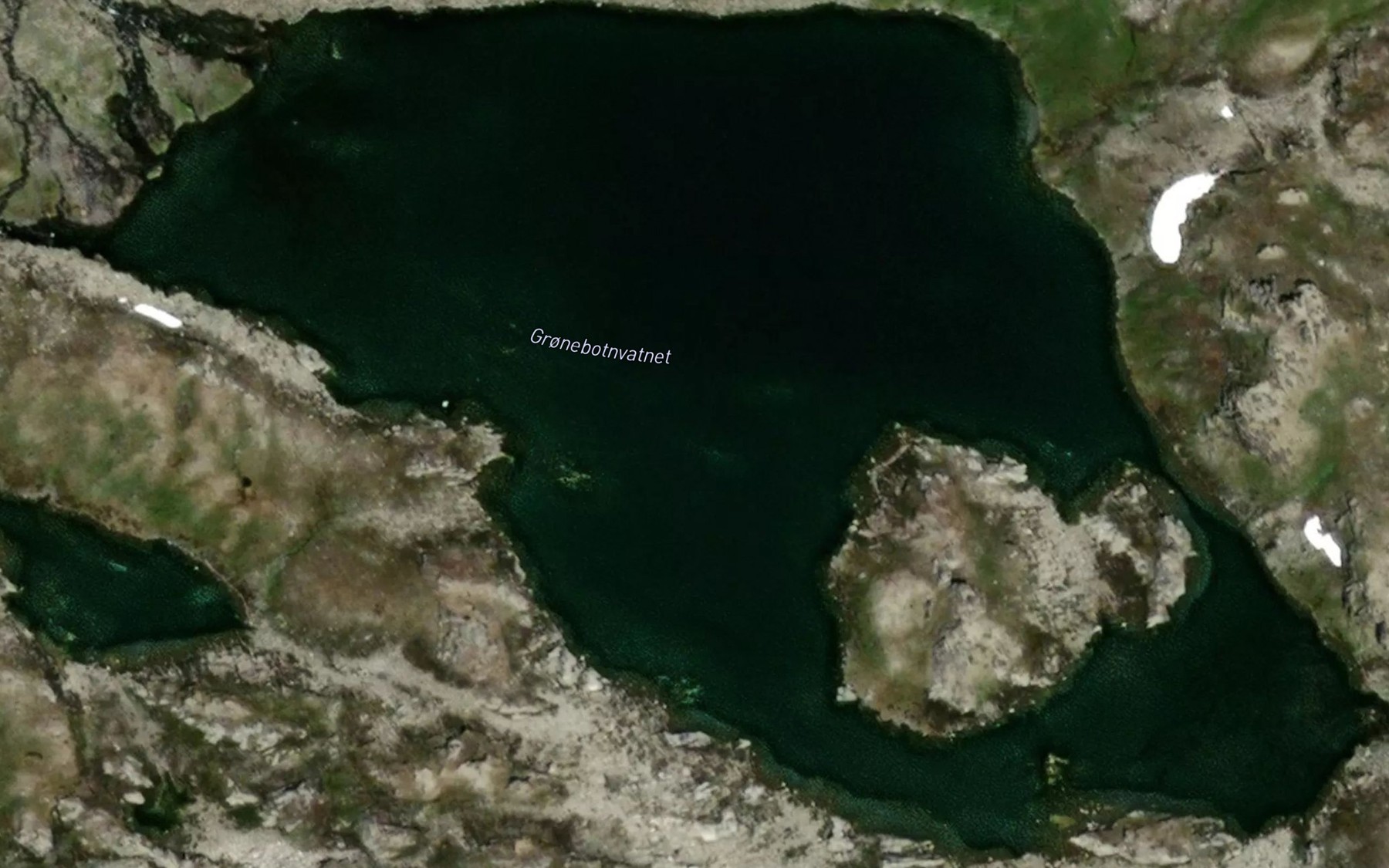 Satellite map of the Gronebotnvatnet