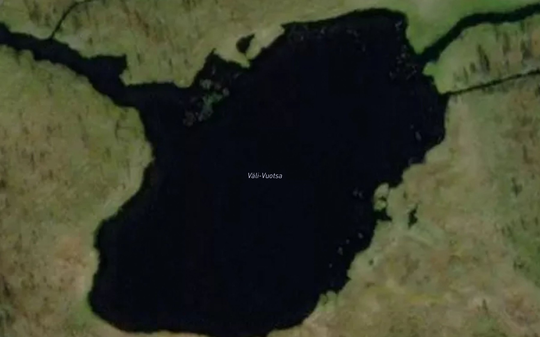 Satellite map of the Vali-Vuotsa