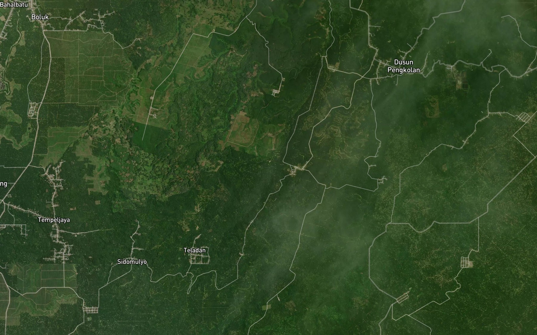 Satellite map of the Sungai Perhaporasan