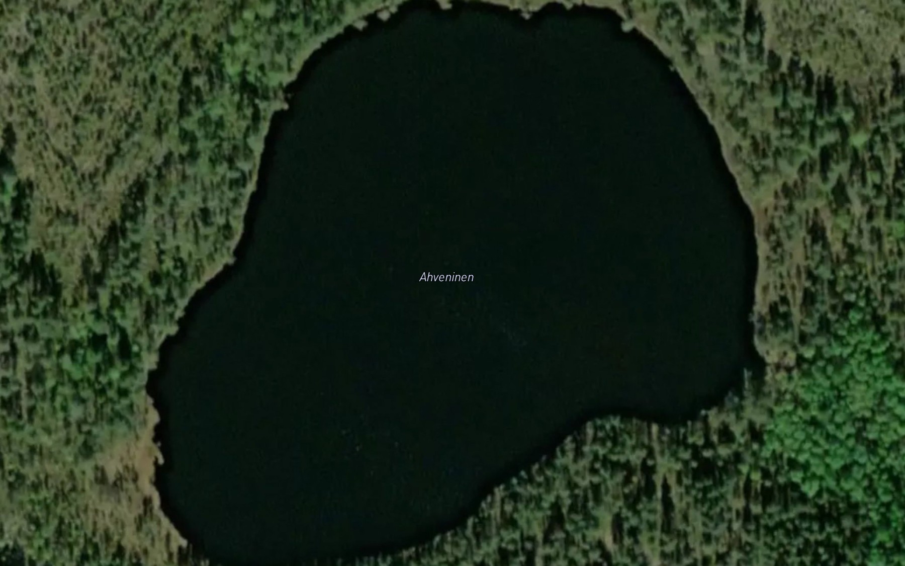 Satellite map of the Ahveninen