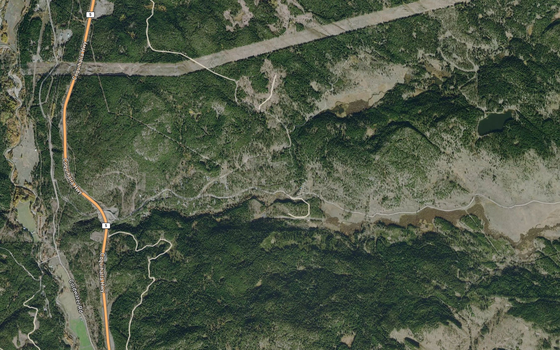 Satellite map of the Nilsson Creek