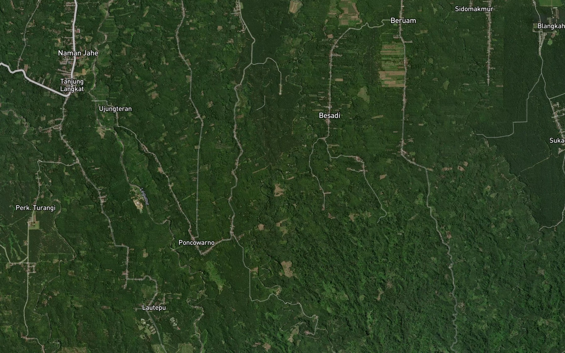 Satellite map of the Lao Tualeng