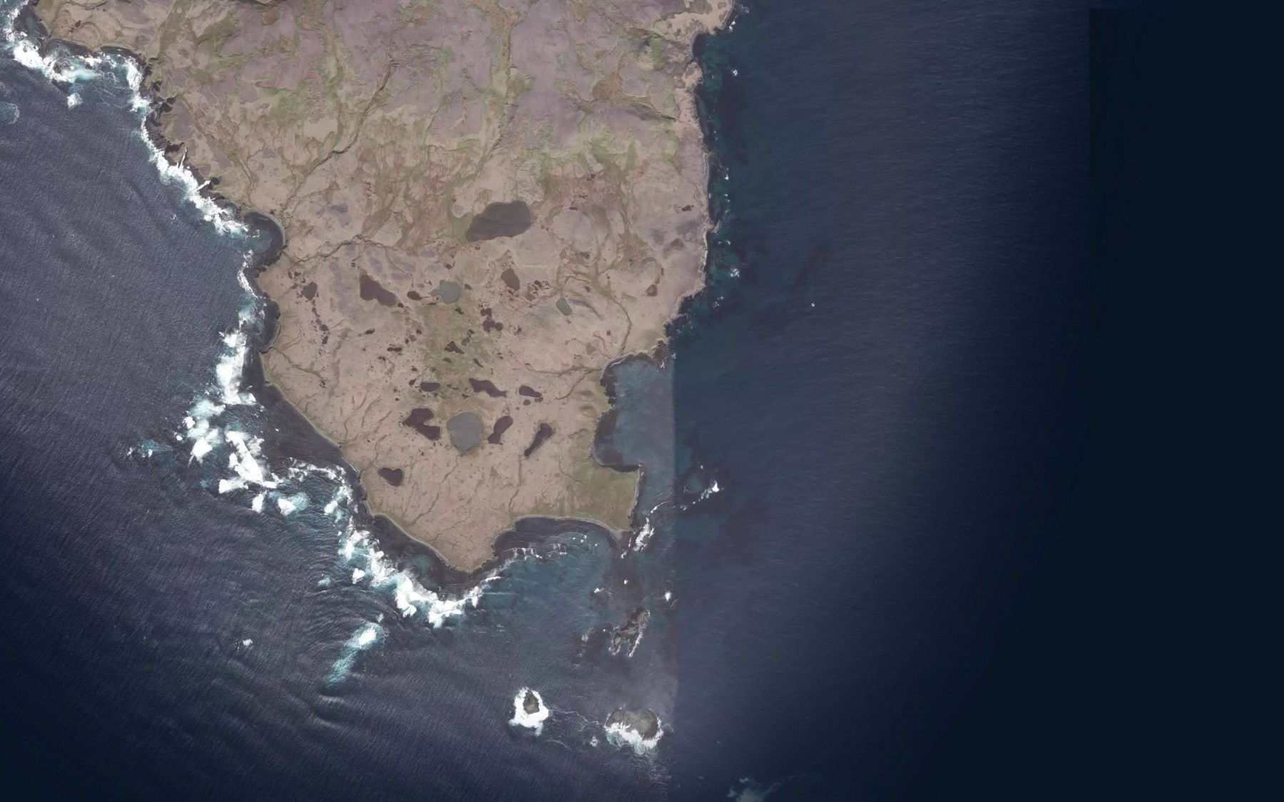 Satellite map of the Gulliver Cove