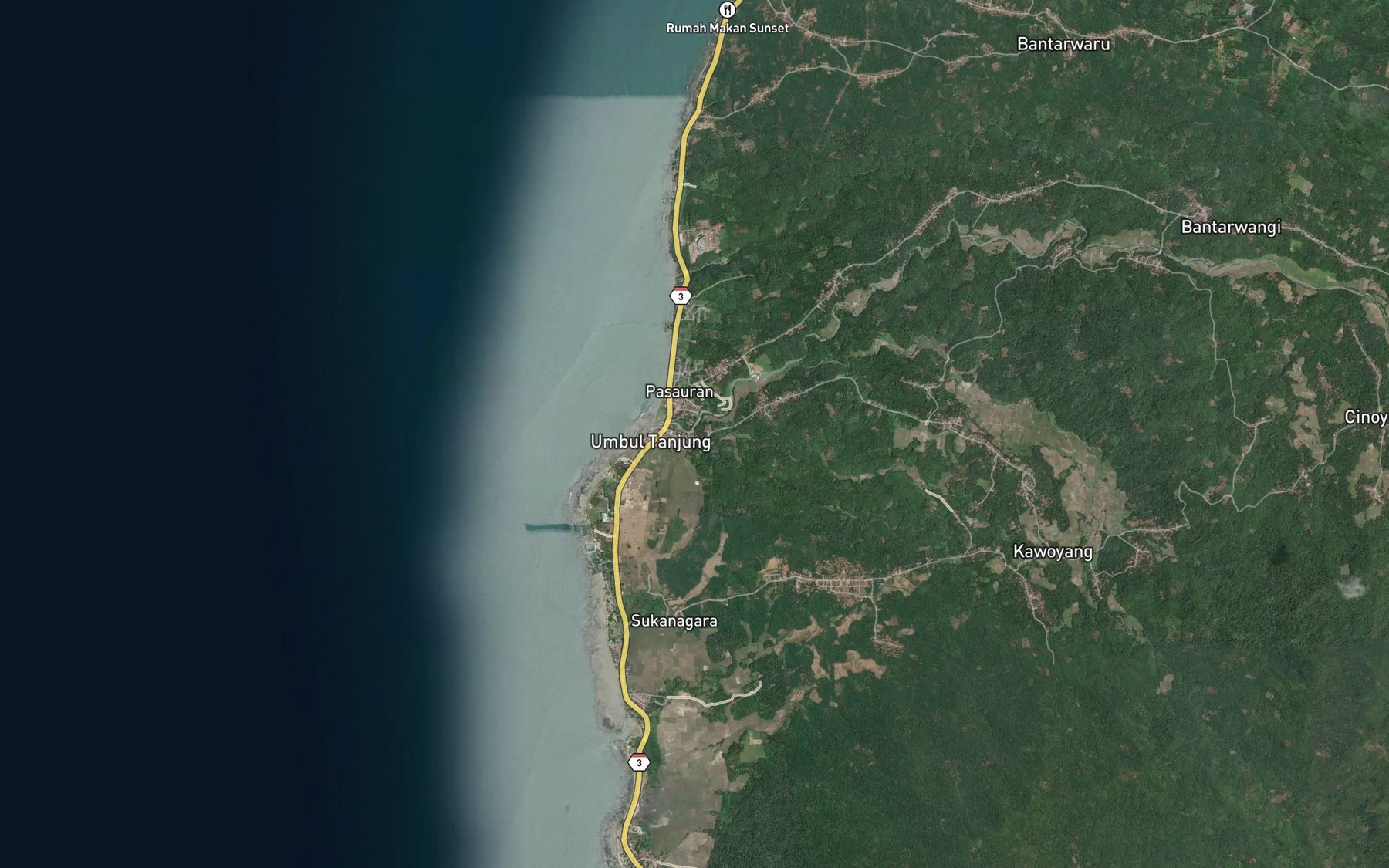 Satellite map of the Ci Lampit