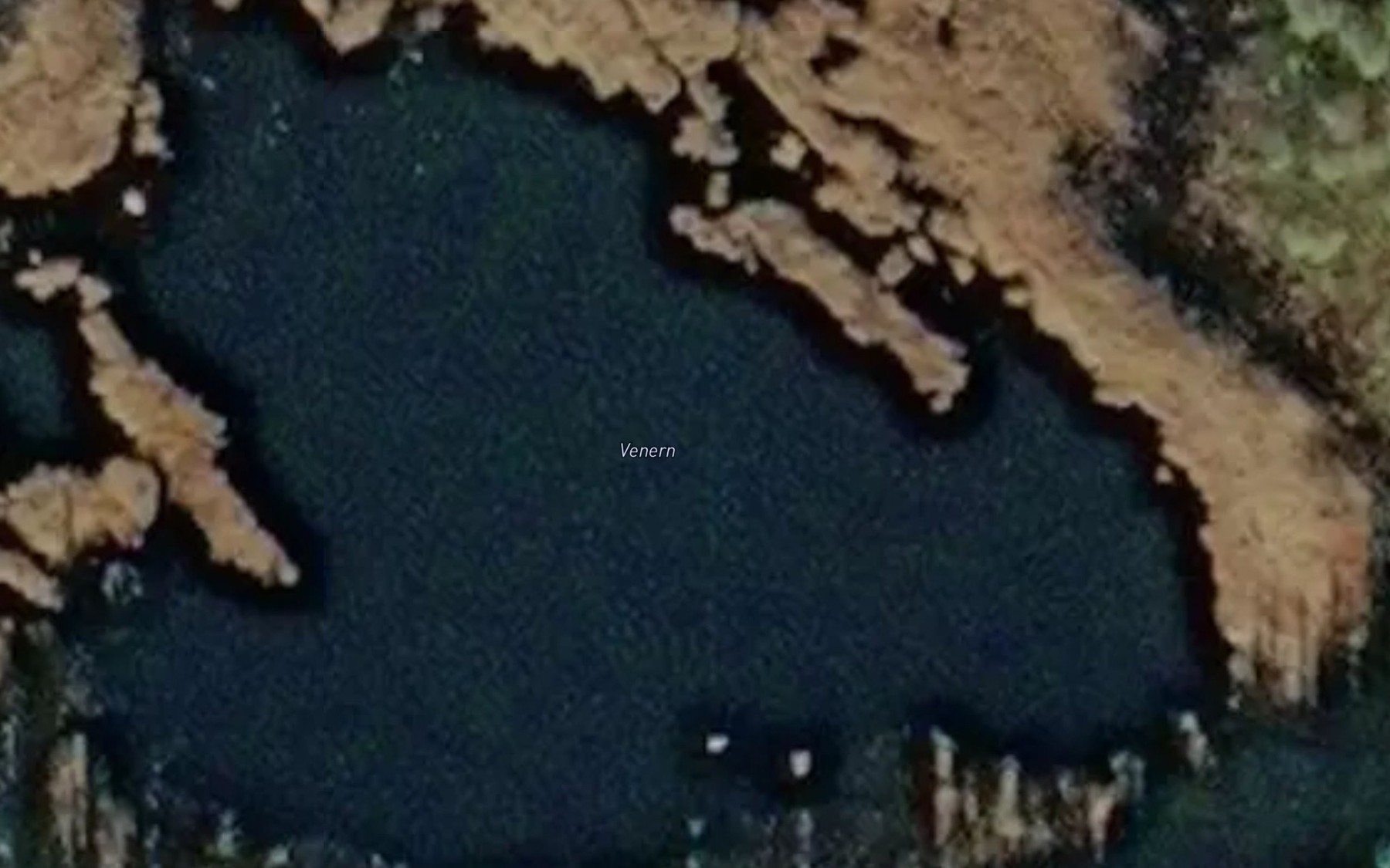 Satellite map of the Venern