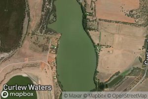 Satellite map of the Curlew Lake