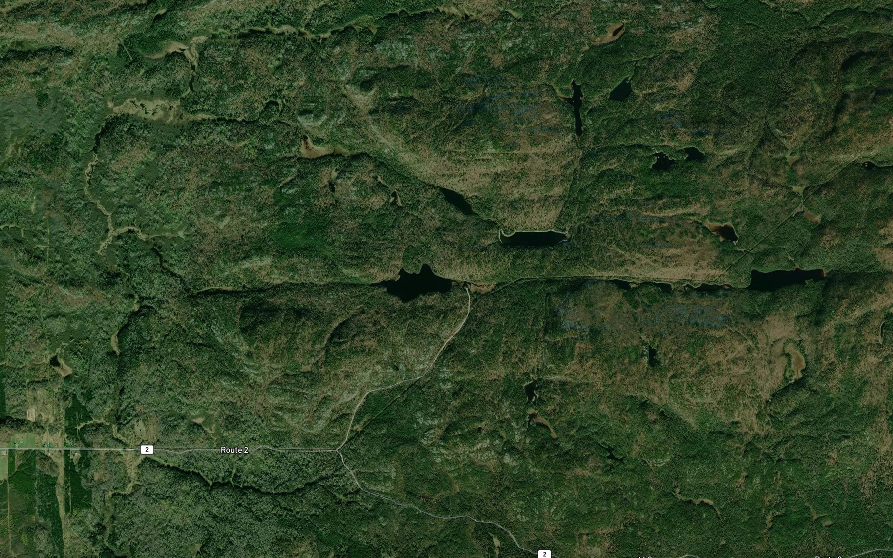 Satellite map of the Ruisseau MacNamara