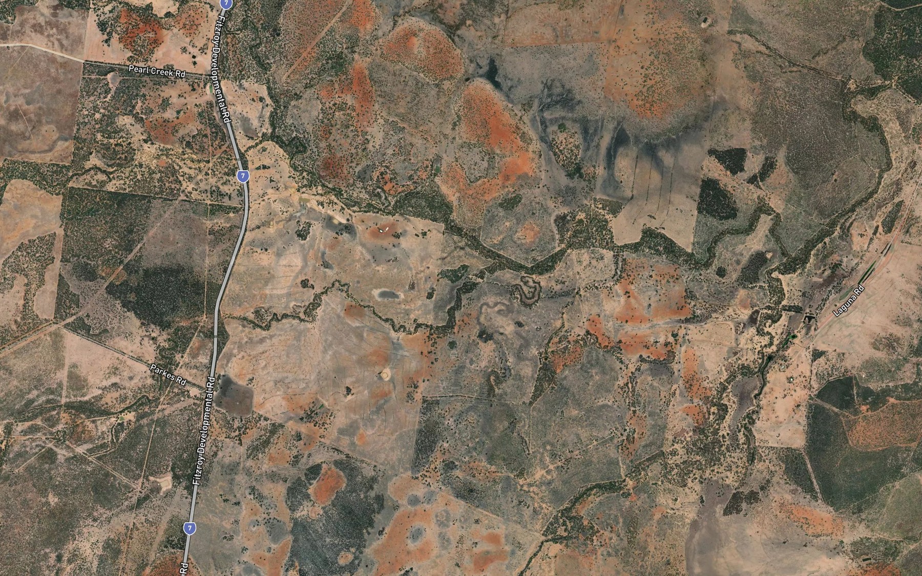 Satellite map of the Adder Creek