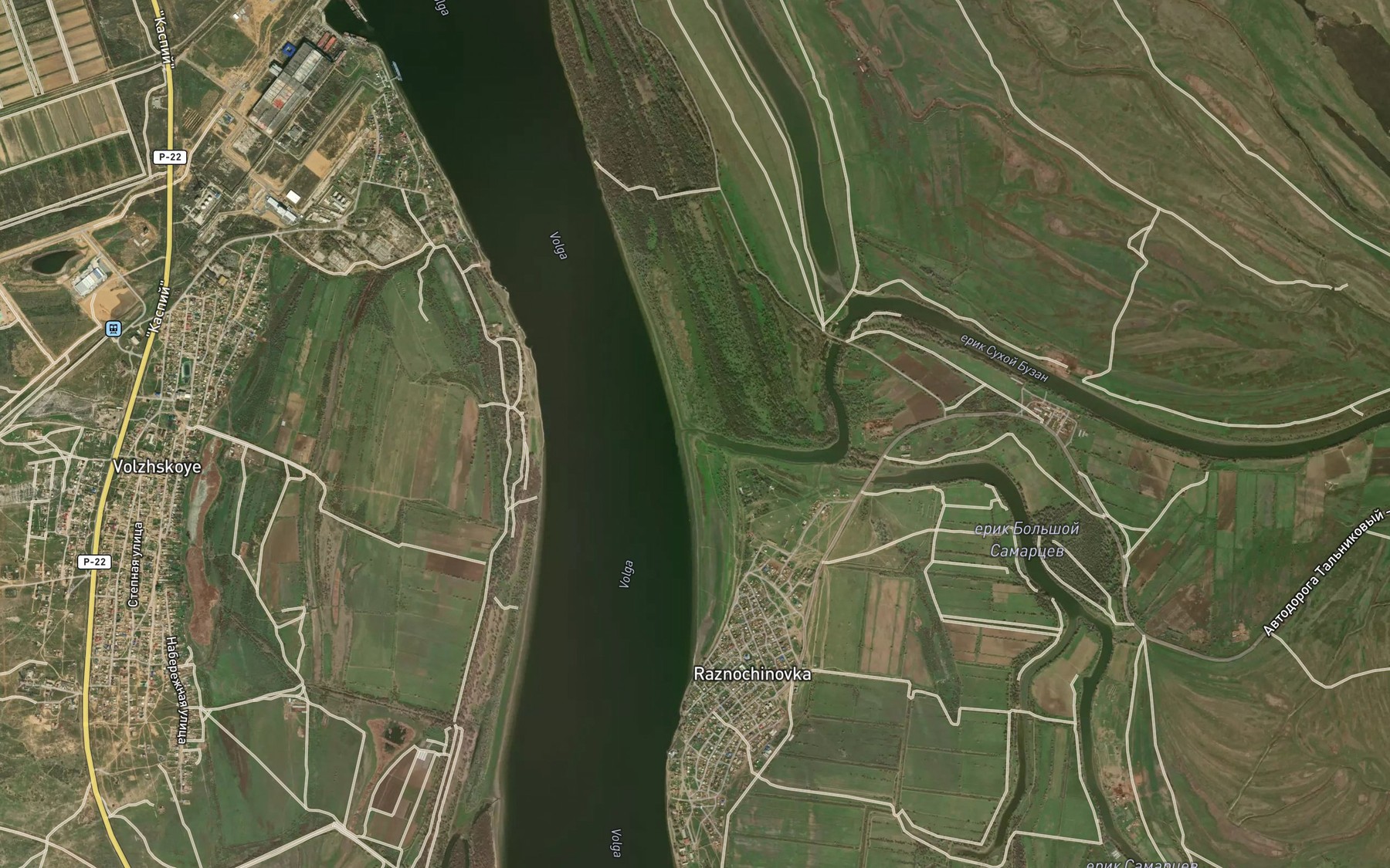 Satellite map of the Sukhoy Buzan