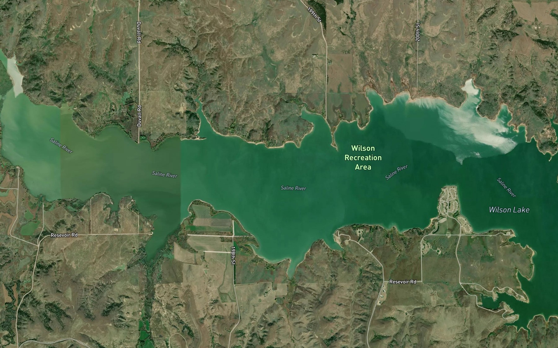 Satellite map of the Spot 5
