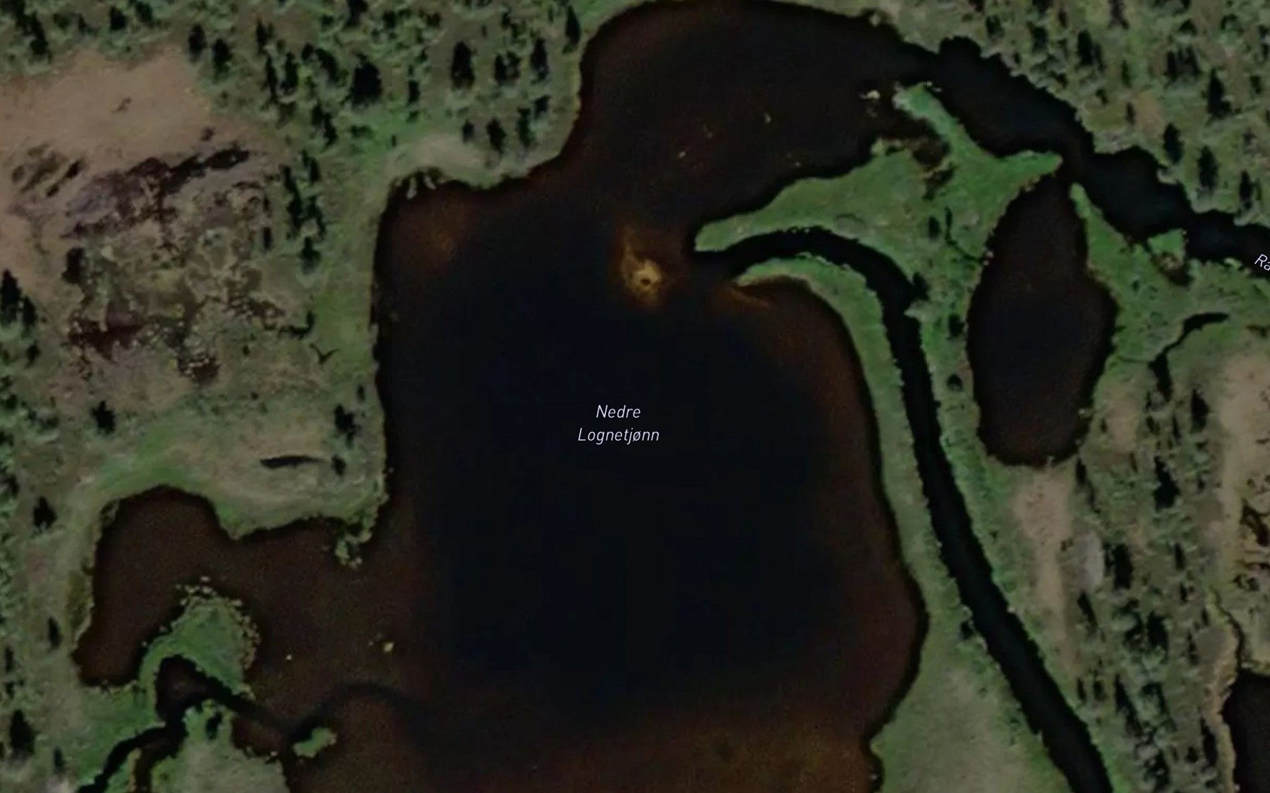 Satellite map of the Lognetjorn nedre