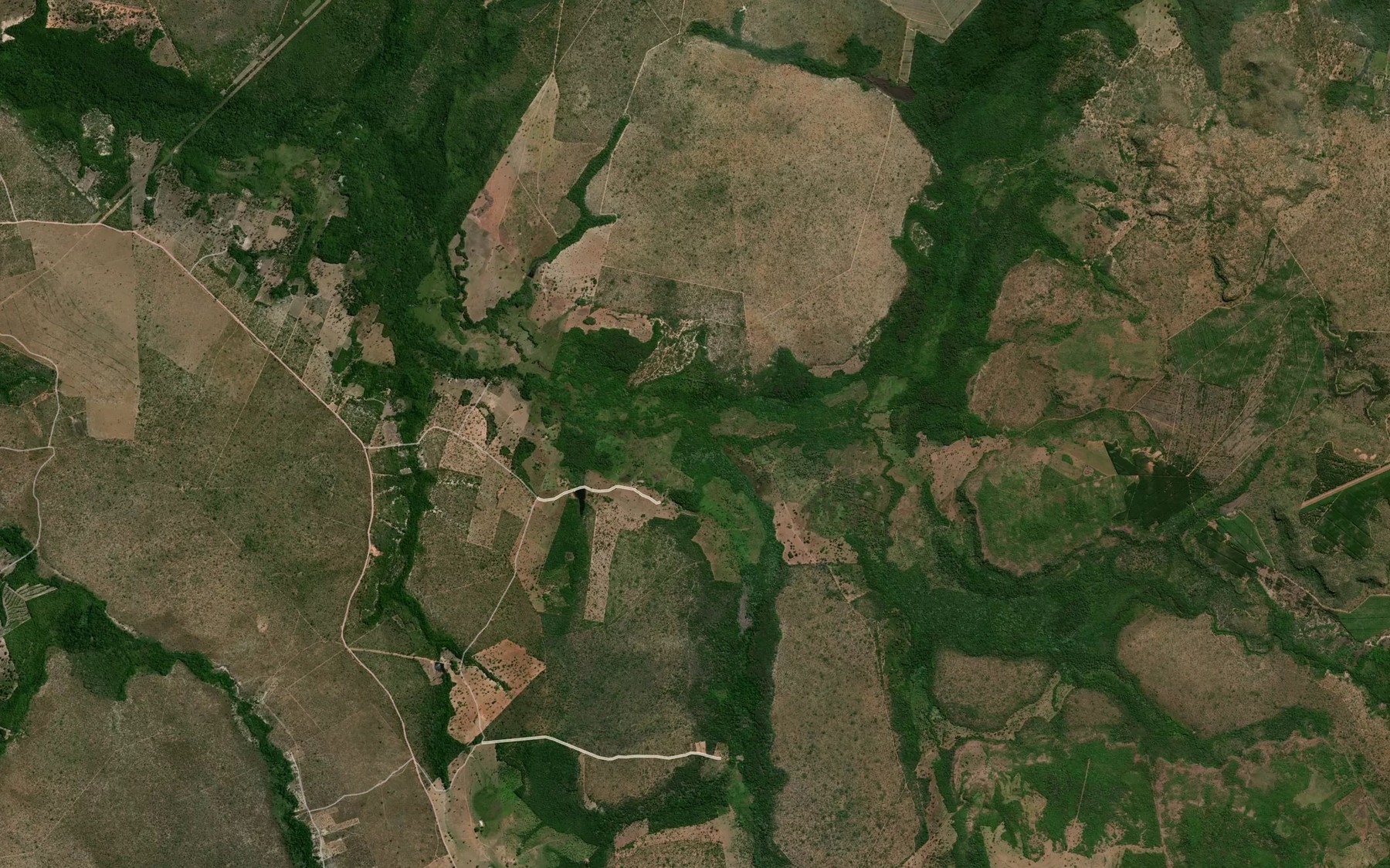 Satellite map of the Corrego Raiz
