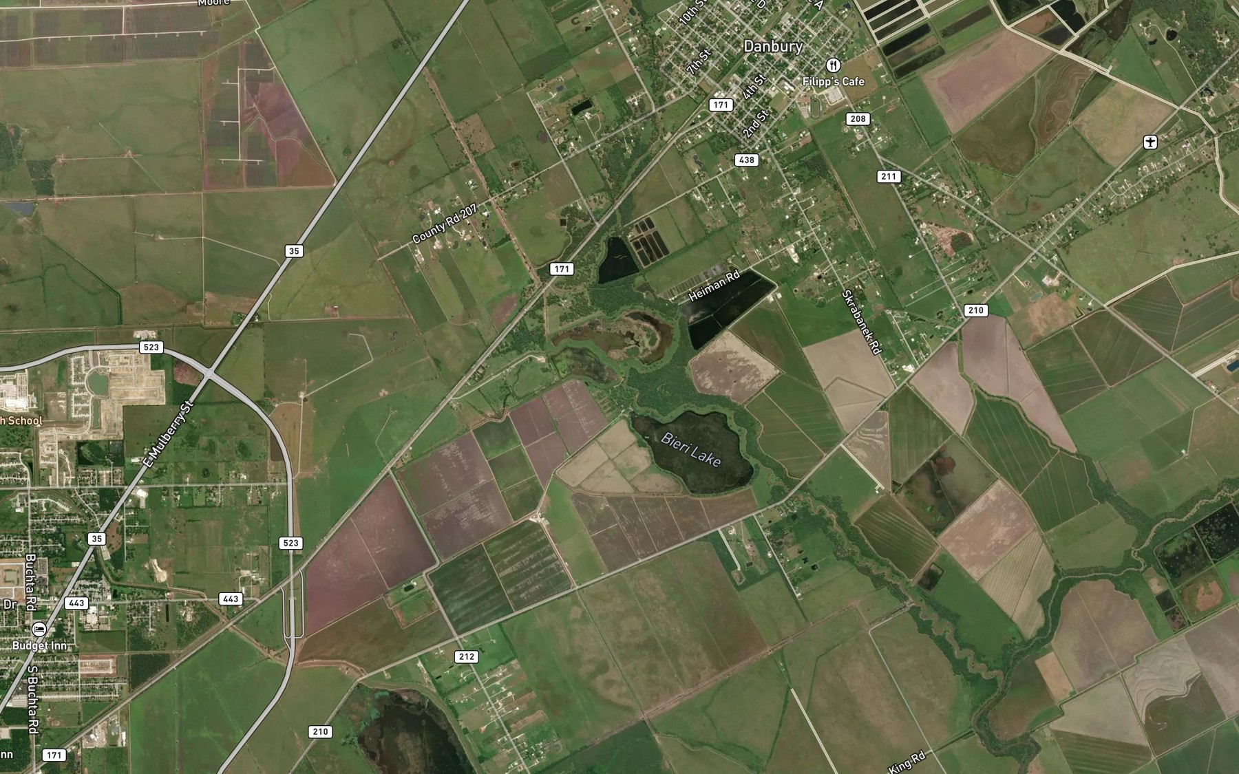 Satellite map of the Bieri Lake Number 1