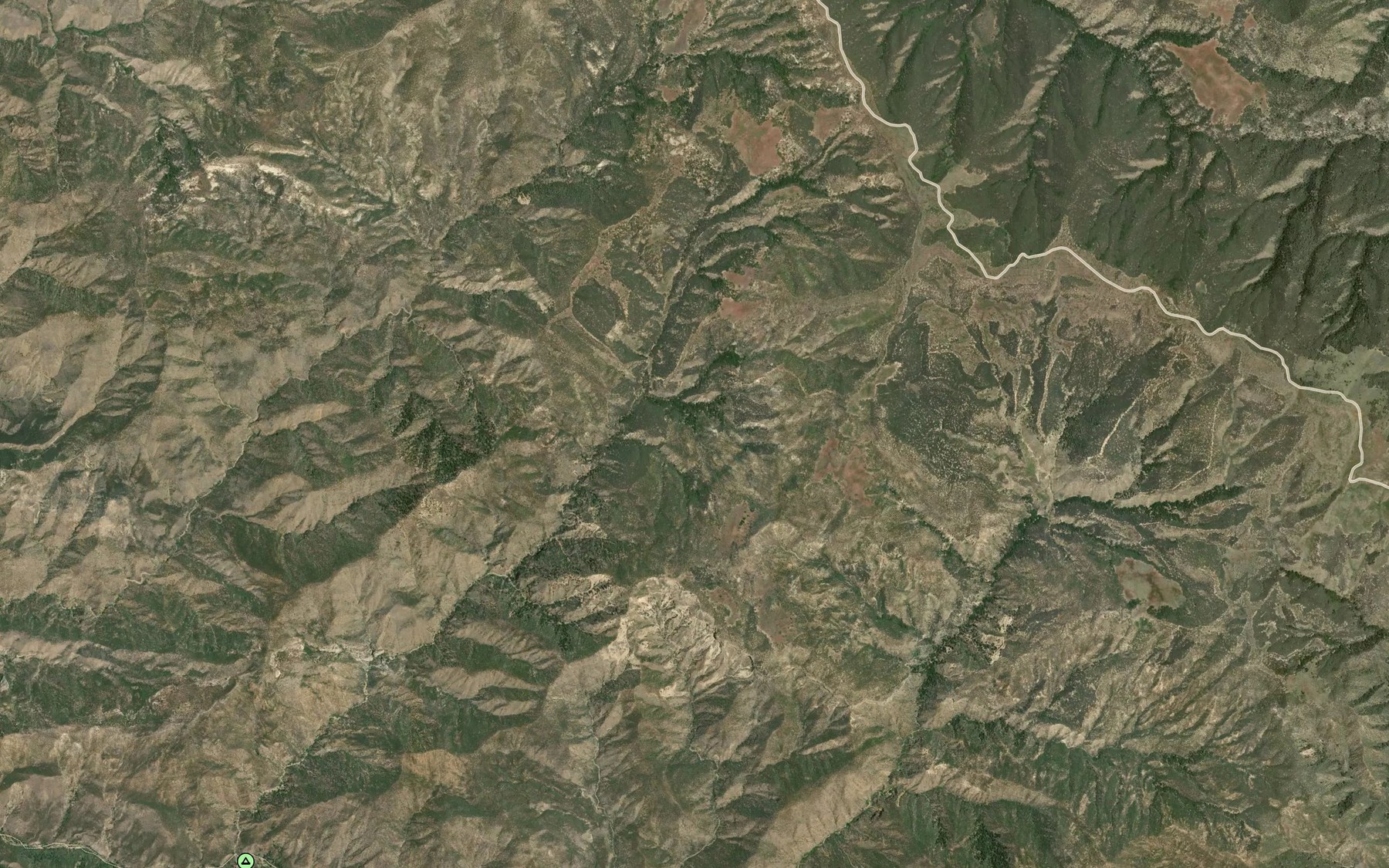 Satellite map of the Pepper Spring