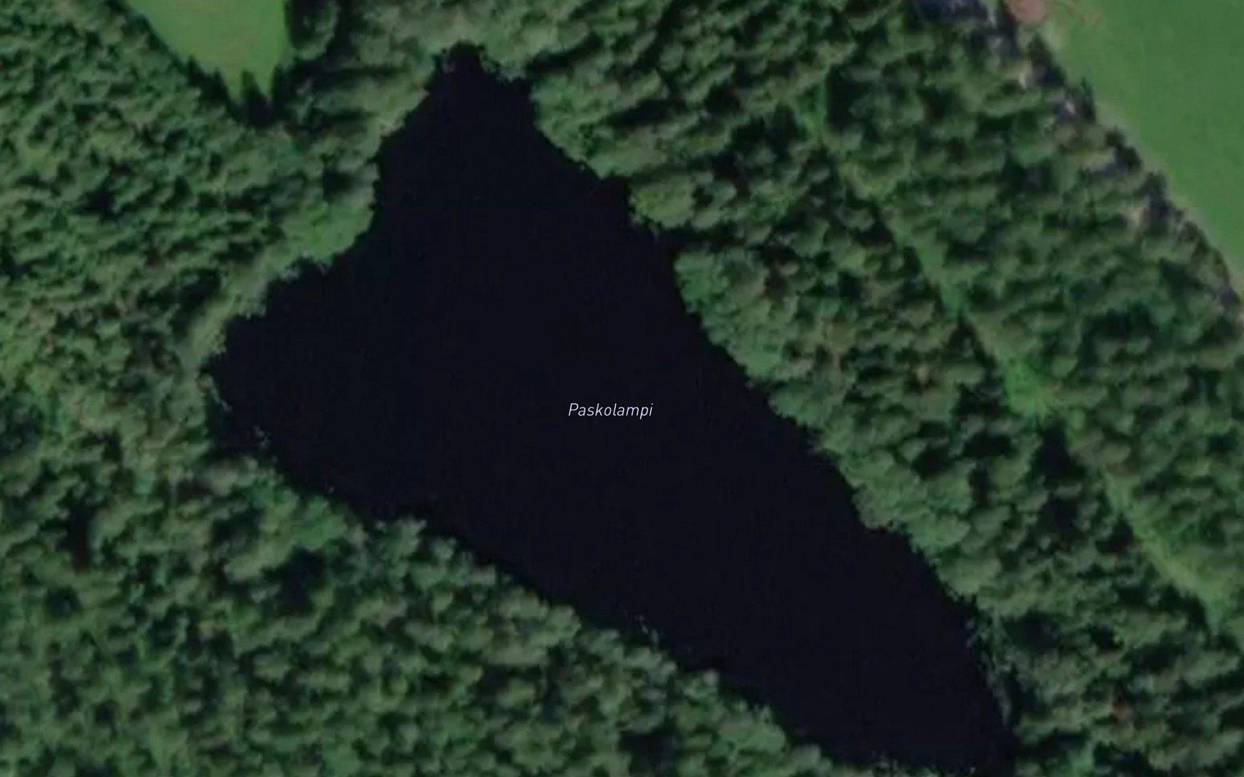 Satellite map of the Paskolampi