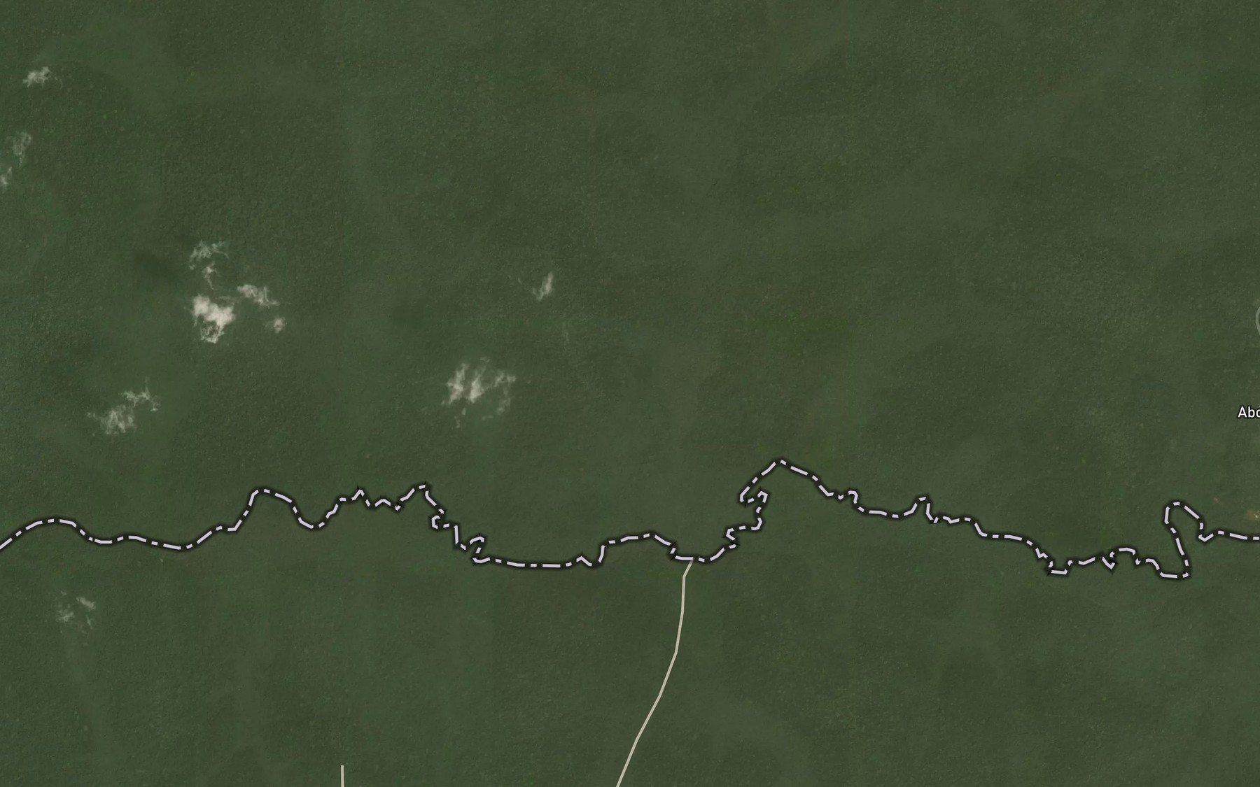 Satellite map of the Mefou