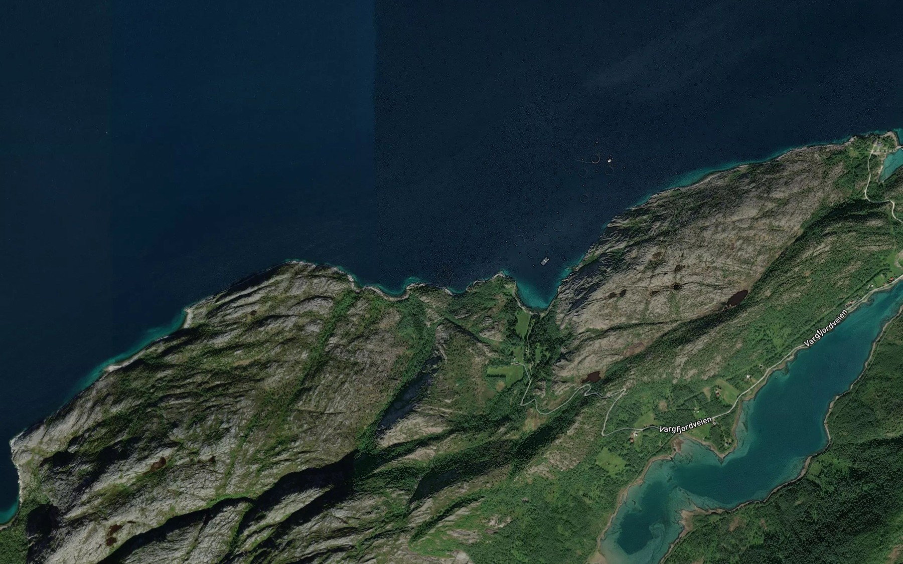 Satellite map of the Moltforrvika