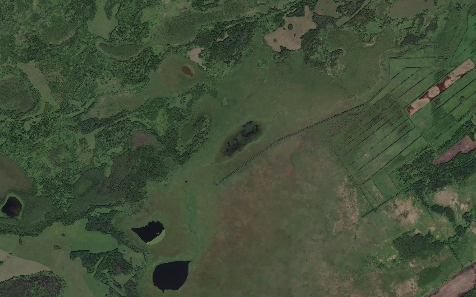 Satellite map of the Ozero Kirinskoye
