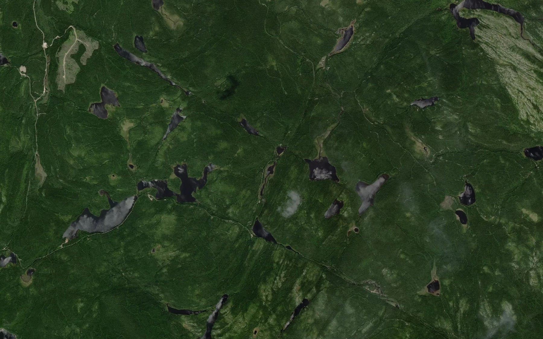 Satellite map of the Lac Anita