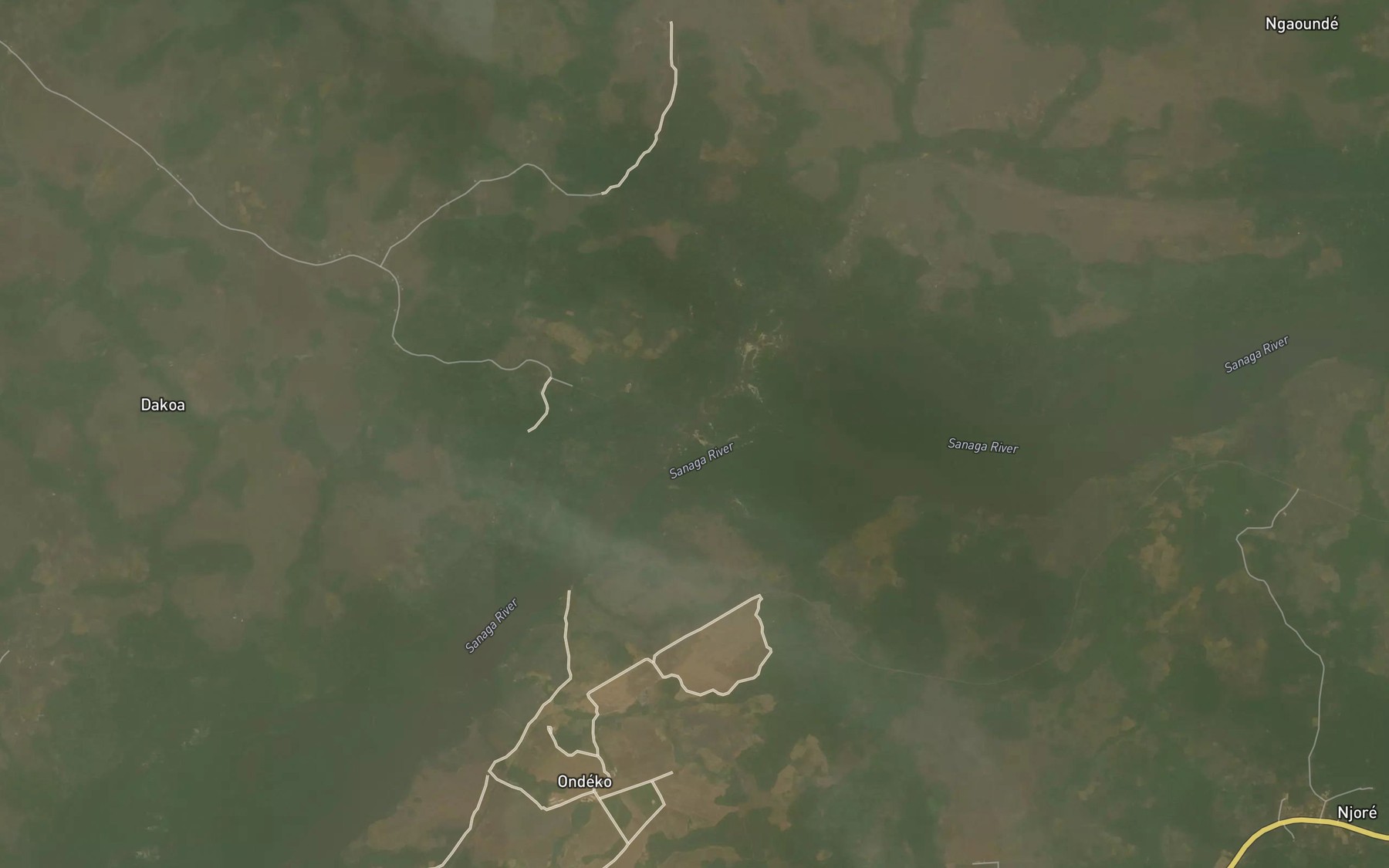 Satellite map of the Metima