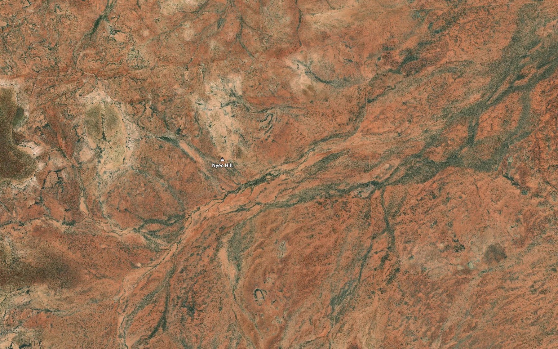 Satellite map of the Nyeo Spring