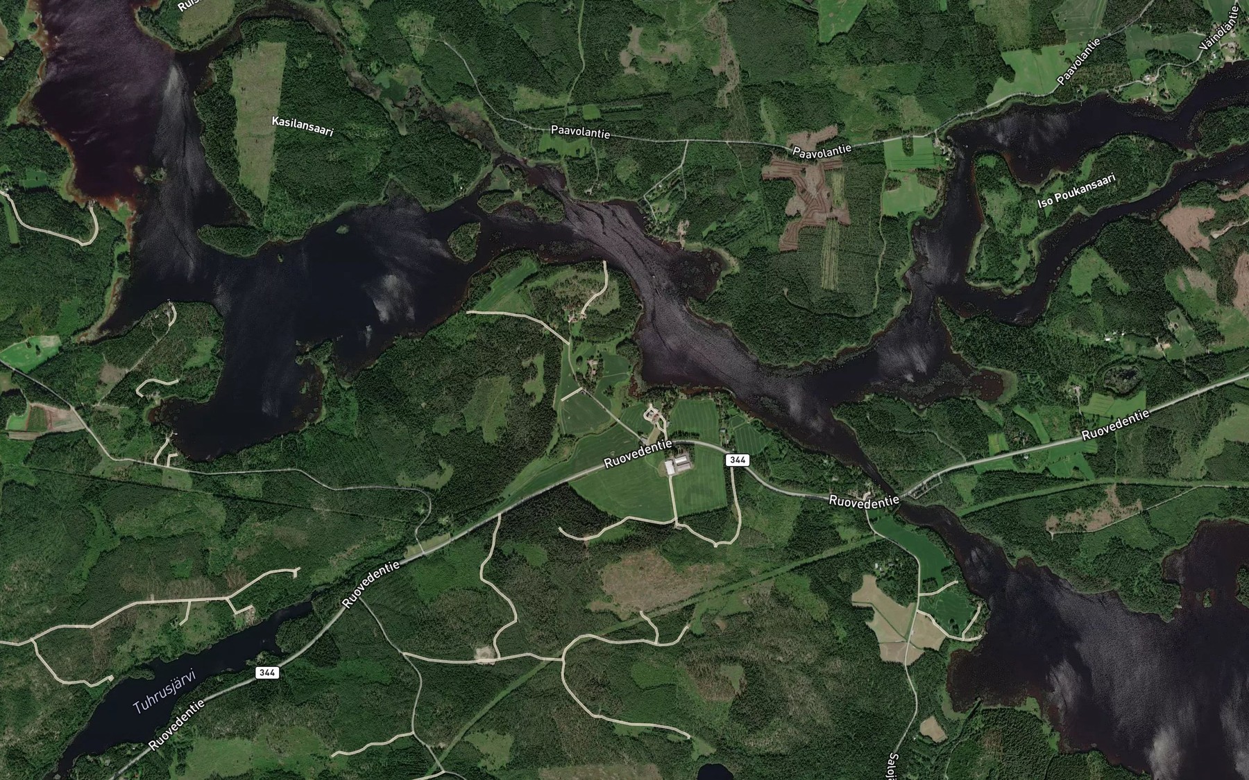 Satellite map of the Tuhrusoja