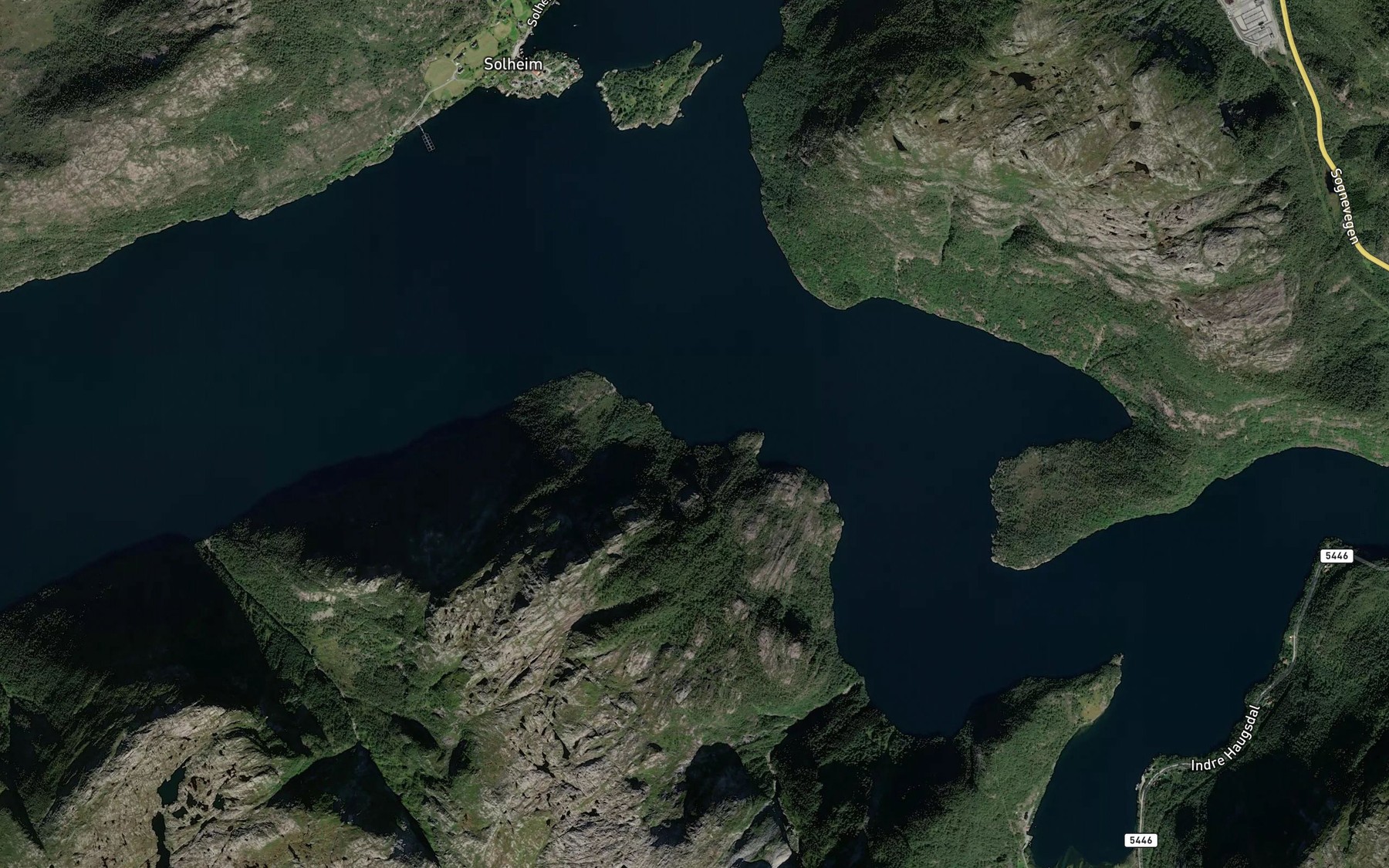 Satellite map of the Saltnesviki