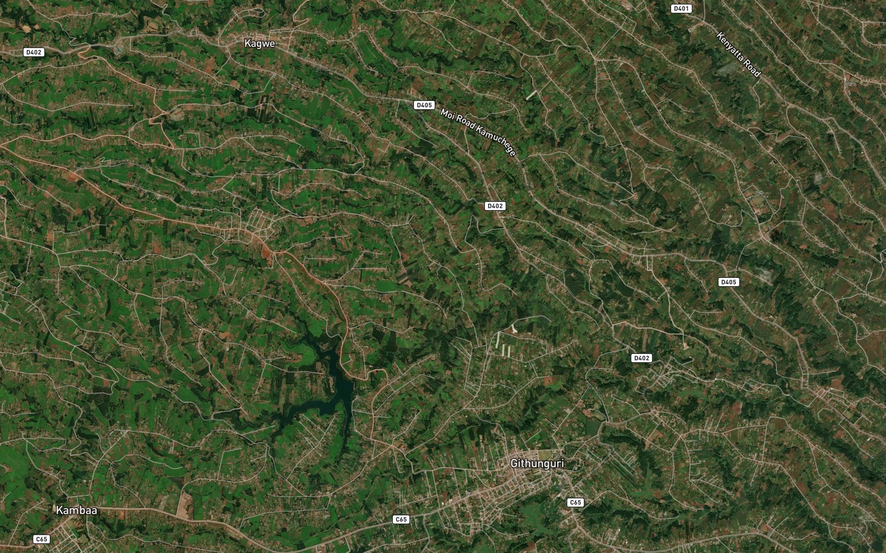Satellite map of the Bathi