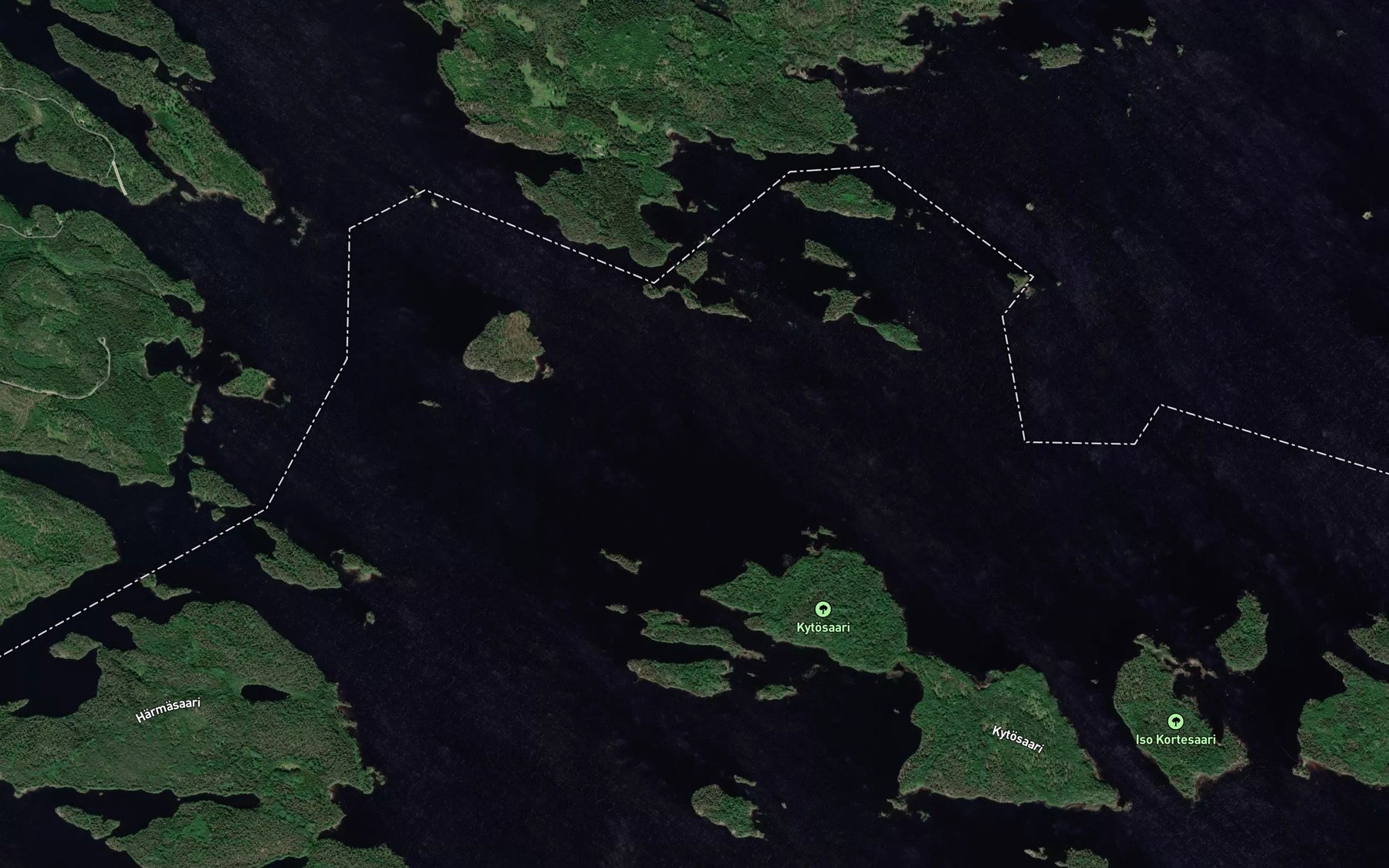 Satellite map of the Haapioselka