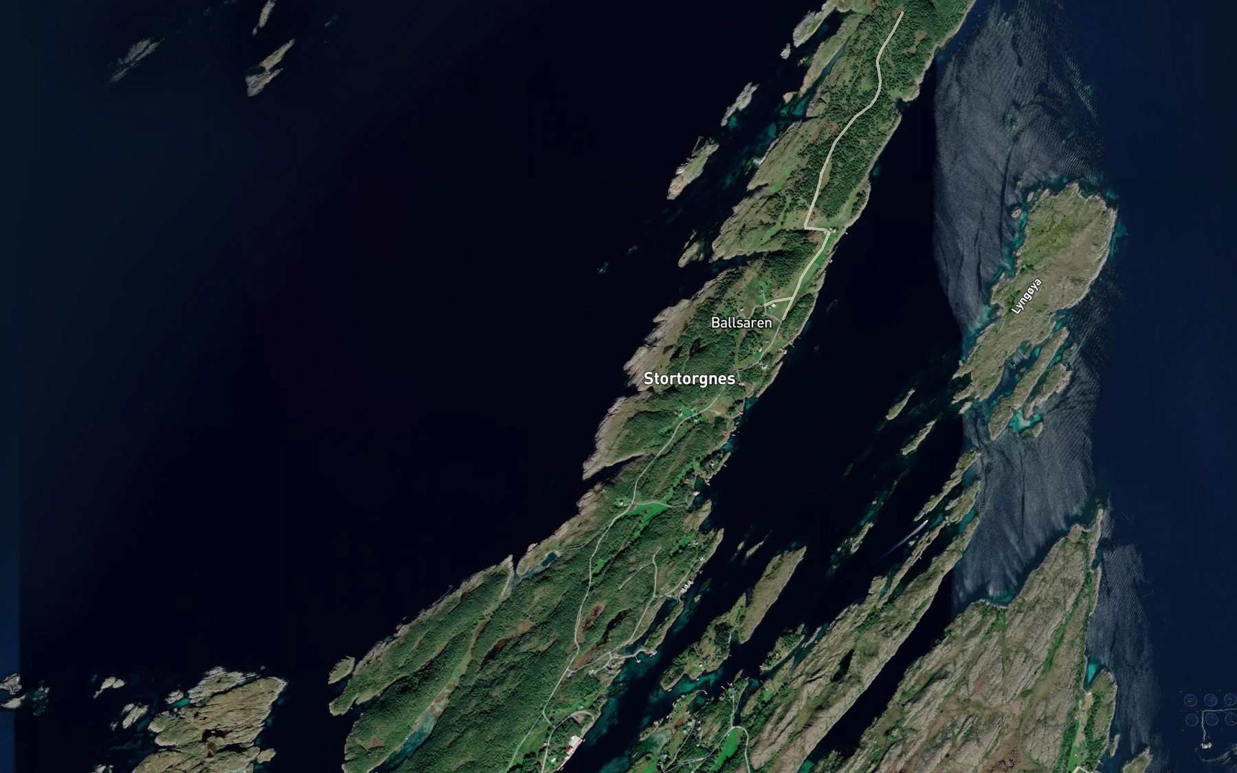 Satellite map of the Likvika