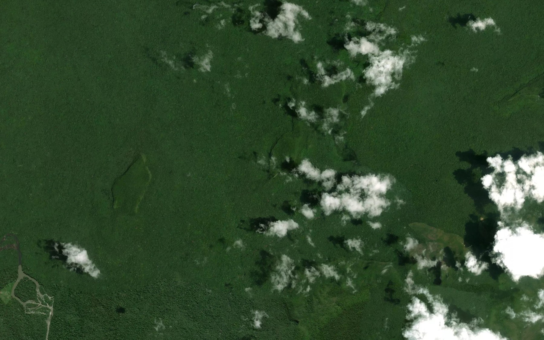 Satellite map of the Salto dos Jamararus