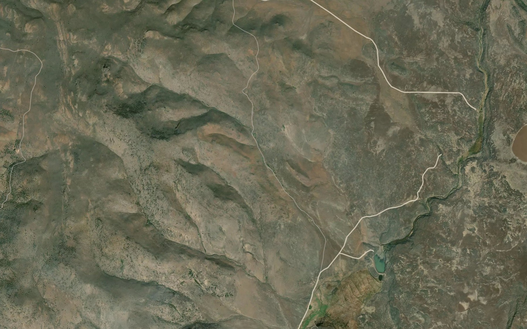 Satellite map of the Mapes Spring