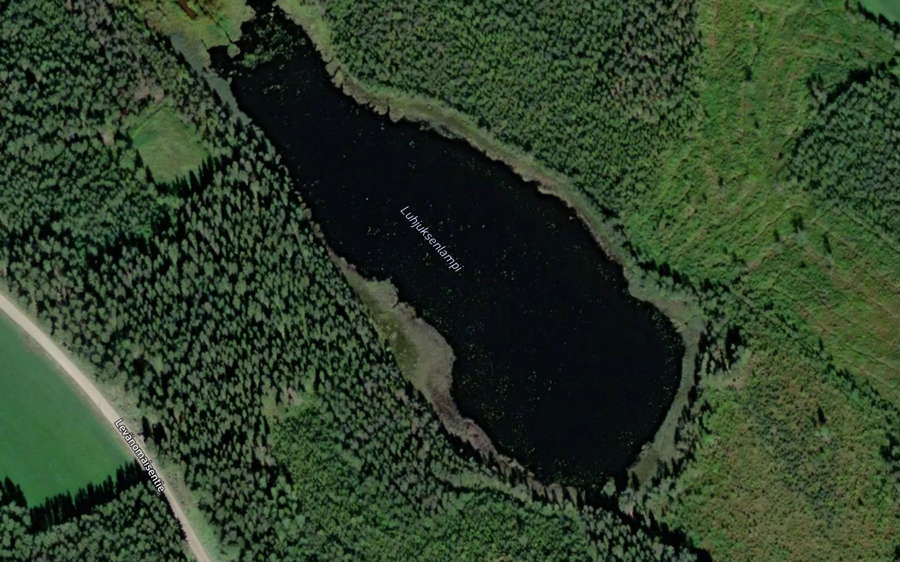 Satellite map of the Luhjuksenlampi