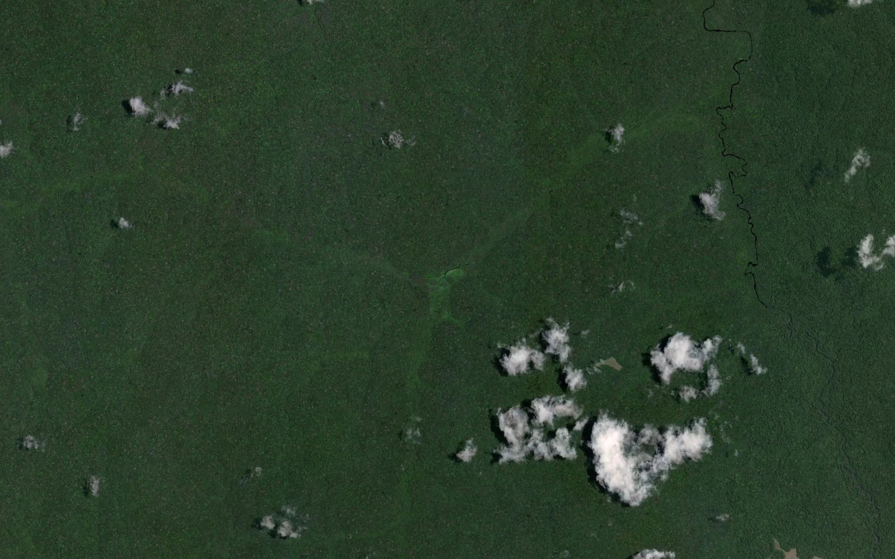 Satellite map of the Koie
