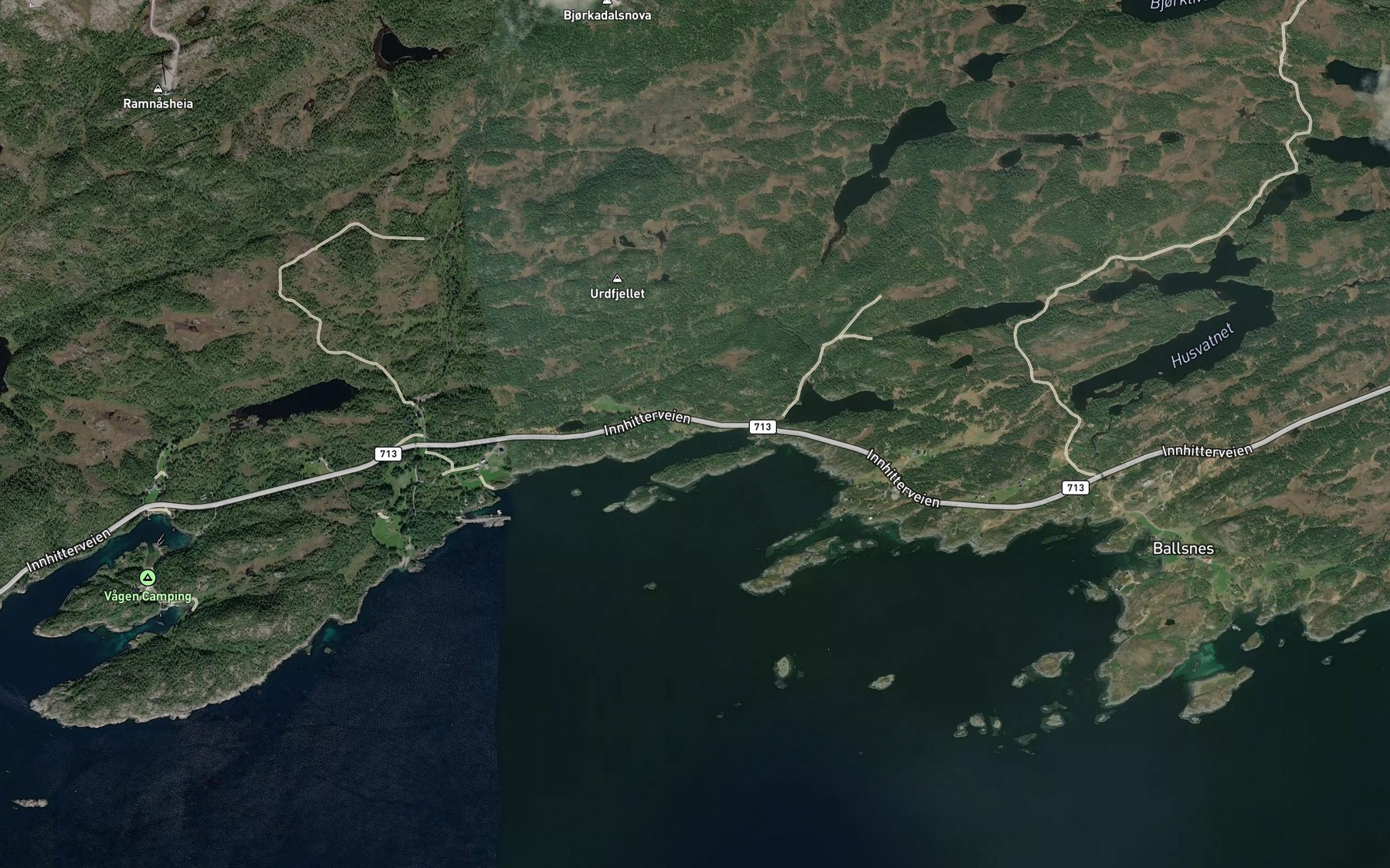 Satellite map of the Batsvika
